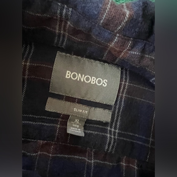Bonobos flannel button up - Picture 4 of 4